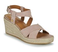 Geox D PANAREA Espadrille Wedge Sandal, Nude, 39 EU
