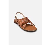 Geox Damen D Sozy Plus G Flat Sandal, LT Bronze/ORANGE, 39 EU