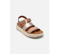 Geox Xan2.1s Sandals Beige,Golden EU 38 Frau (Herstellerartikelnummer: D45SZB0HH32-C8156-38)