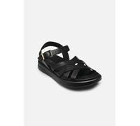 Geox Damen D XAND 2S E Sandal, Black/Gun, 40 EU