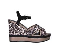 Geox Sandalen für Damen D92CFE 0AW21 D YULIMAR C6458 CHESTNUT-BLACK Schuhgröße 39 EU