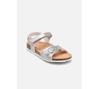 Geox Mädchen J Adriel Girl Sandal, Silber, 26 EU