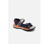 Geox Jungen J Borealis Boy A Sandalen, Navy Orange, 29 EU