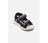 Geox J AIRADYUM BO Sandal, Navy/Red, 25 EU