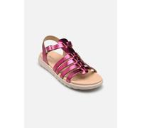 Sandale GEOX "J SANDAL SOLEIMA GIR" Gr. 29, pink (fuchsia) Kinder Schuhe Sommerschuh, Riemchensandale, Sandalette, mit Schnallenverschluss (47060233-29)