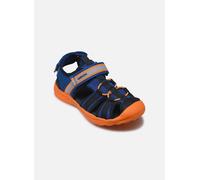 Geox J VANIETT Boy A Sandal, Royal/Orange, 29 EU