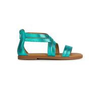 Geox J KARLY GIRL Sandal, DK EMERALD, 31 EU