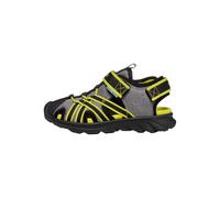 Geox Sandalen Lederimitat/Mesh Grau/Gelb - 32