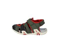 Geox Sandalen Lederimitat/Textil Dunkelgrün - 21