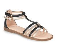 Geox Damen J Karly Girl Sandalen, Black Platinum, 38 EU