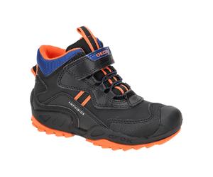 Geox Savage Kinder Stiefel schwarz orange J261WB für Kinder, schwarz, Größe 28 EU