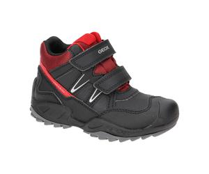 Geox Savage Kinder Stiefel schwarz rot J261WA für Kinder, schwarz, Größe 28 EU