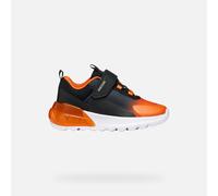 GEOX Schuhe Activart Illuminus Junge Schwarz/orange 33