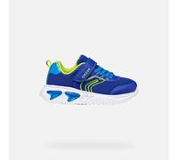 Sneaker GEOX "Geox Sneaker Lederimitat/Textil", Damen, Gr. 35, royal, Lederimitat, Textil, Schuhe Sneaker (73468518-35) royal