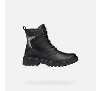 GEOX JUNIOR J CASEY GIRL ANKLE BOOTS BLACK/GUN 41_EU