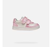GEOX Schuhe Eclyper Kleinkind Mädchen Weiß/dunkelrosa 26