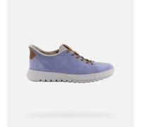 Geox Damen D FLEXTRIDE Plus C Sneaker, LT Blue/BEIGE, 40 EU