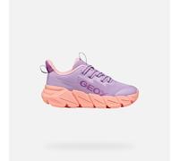 Sneaker GEOX "Geox Sneaker Lederimitat/Textil", Damen, Gr. 37, lila, Schuhe Sneaker (93988650-37) lila