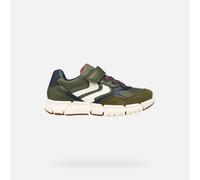 Geox Sneaker Lederimitat/Textil Military - 33