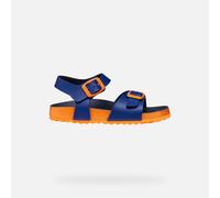 GEOX Schuhe Ghita Junge Königsblau/orange 24