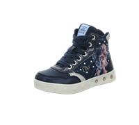 Geox Mädchen J Skylin Girl Sneakers, Navy Platinum, 27 EU