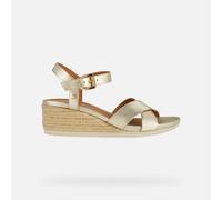 Geox Woman D ISCHIA CORDA SANDALS Gold 39,5_EU