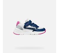 GEOX Schuhe Loftus Mädchen Weiß/dunkles Königsblau 38
