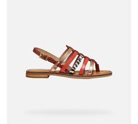 GEOX Schuhe Maddalusia C Dame Roségold/ziegelrot 39,5