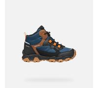 Geox JUNIOR J MAGNETAR Boy B ABX Sneakers Navy/Brown 28_EU