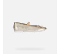 Geox Ballerinas Plie Mädchen Platinum Größe 24 EU