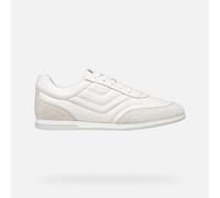 Geox Herren U Renan D Sneaker, White, 45 EU