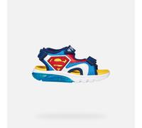 Geox JUNIOR BOY J SANDAL CIBERDRON B SANDALS LT BLUE/RED 35_EU