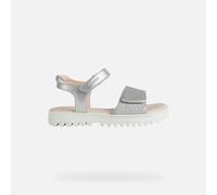 GEOX Schuhe Sandal Coralie Mädchen Silber 32