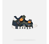 GEOX Schuhe Sandal Iupidoo Baby Junge Dunkelgrün/orange 24