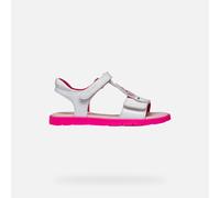 Geox Joyfoot Sandalen EU 24 White / Fluo Fuchsia