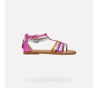 GEOX Schuhe Sandal Karly Mädchen Fuchsia/silber 41