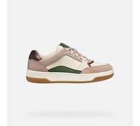 GEOX Schuhe Sedral Court Dame Beige/rot 39