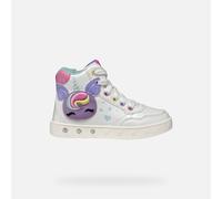 Geox Junior J Skylin Girl Sneakers White, Multicolor 31 EU