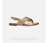 GEOX Schuhe Sozy Plus Dame Dunkelgold/hellgold 37,5