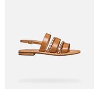 GEOX Schuhe Sozy S Dame Tabak/hellgold 40