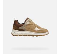 GEOX Schuhe Spherica 4x4 Abx Dame Dunkelbeige/hellgold 39