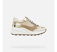 GEOX Schuhe Spherica Ec13 Dame Off-white/hellgold 41
