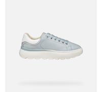 GEOX Schuhe Spherica Ec4.1 Dame Helles Azurblau/silber 38