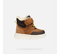 Geox B WILLABOOM Boy B AB Ankle Boot, Tobacco/DK Brown, 25 EU