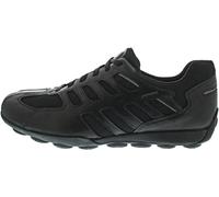 Sneaker GEOX "U SNAKE 2.0 A" Gr. 45, schwarz Herren Schuhe Stoffschuhe mit dunkler Sohle, Freizeitschuh, Halbschuh, Schnürschuh (55541222-45)