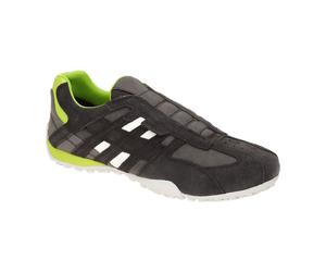 Geox Snake Slipper Schuhe grau grün U4507B für Herren, grau, Größe 43 EU
