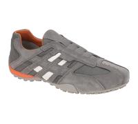 Geox Snake Slipper Schuhe grau orange weiß U4207L - Größe 39