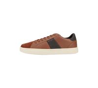 Sneaker GEOX "Geox Sneaker Leder", Herren, Gr. 42, braun (cognac), Leder, Schuhe Sneaker (71124324-42) cognac
