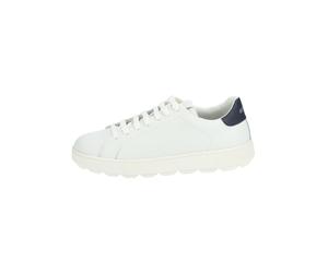 Geox Sneaker Leder/Synthetik Weiß/Navy - 36
