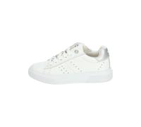 Geox Sneaker Leder/Synthetik Weiß/Silber - 28